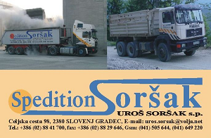 SPEDITION SORŠAK, UROŠ SORŠAK S.P. - KIPER PREVOZI